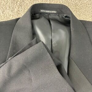 Pierre‎ Balmain Mens Tuxedo Jacket Men 41R 100% Wool 1 Button Formal Elegant